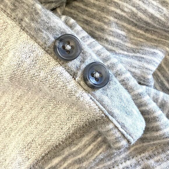 JAMES PERSE LONG BUTTON FRONT FLEECE CARDIGAN - Picture 11 of 15